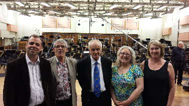 Maxwell Davies and Pastores members